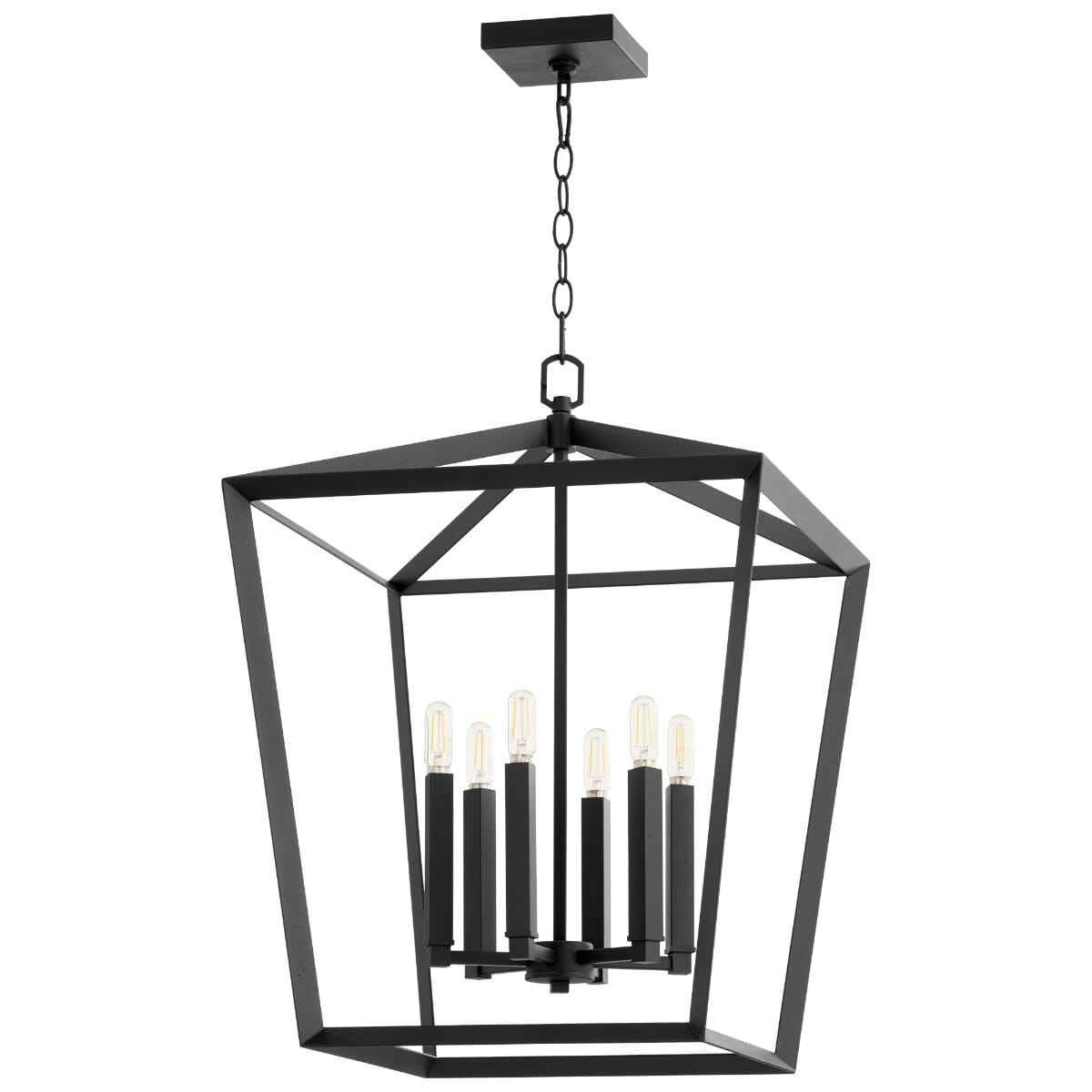 Cyan Design Hyperion 6-Light Foyer Chandelier in Noir