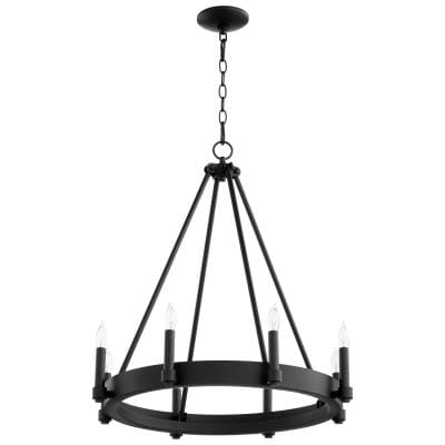 Cyan Design Laramie 8-Light Chandelier in Noir