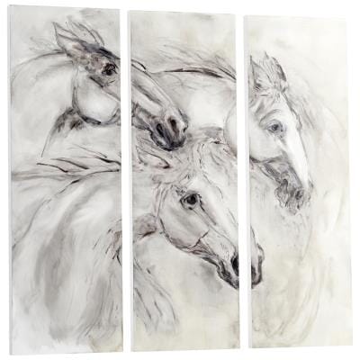 Cyan Design Galloping Wall Art in White