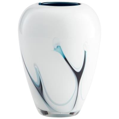 Cyan Design Deep Sky Vase in Blue And White