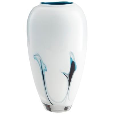 Cyan Design Deep Sky Vase in Blue And White