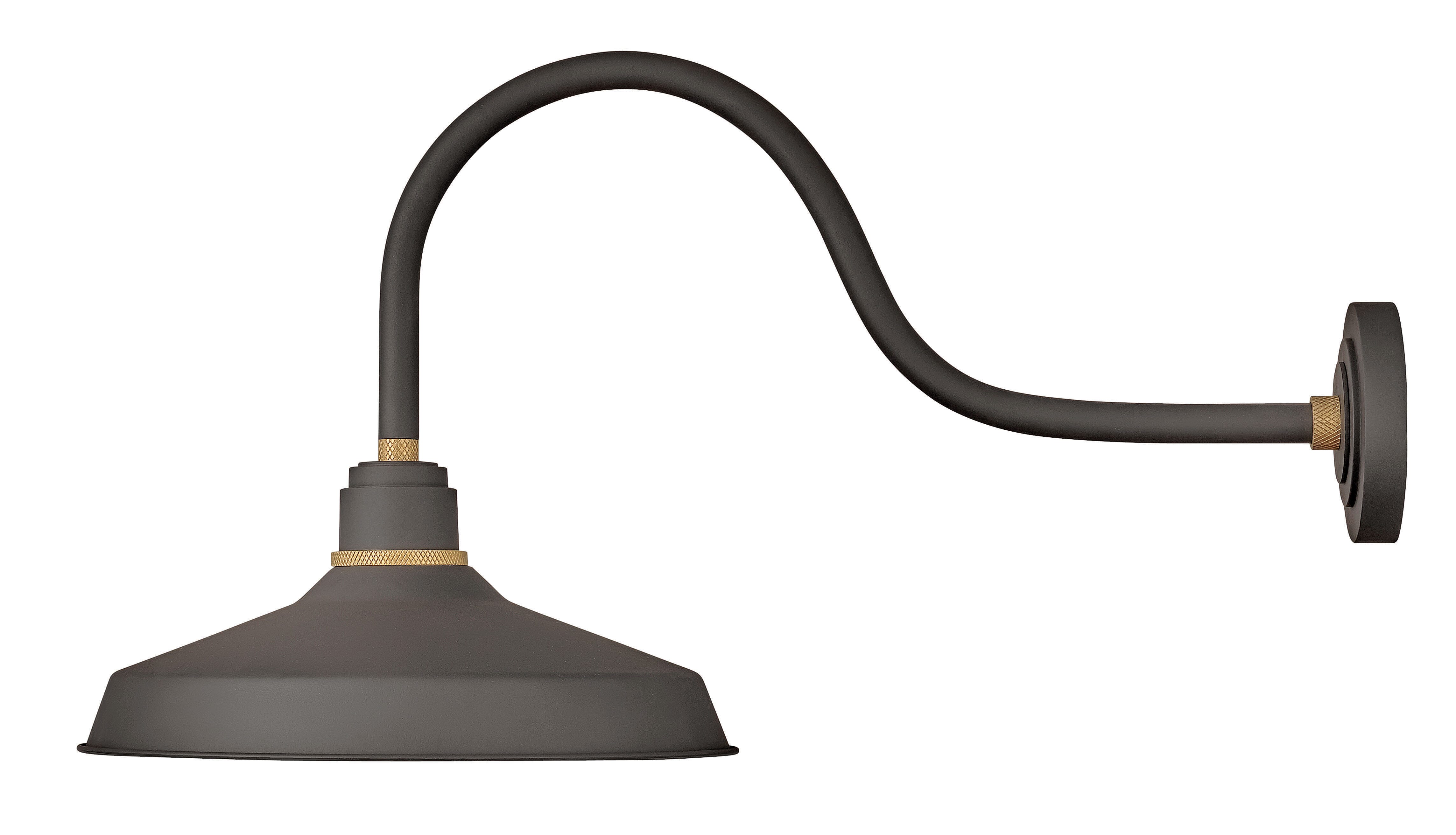 Hinkley Foundry 17" Outdoor Wall Light in Museum Bronze