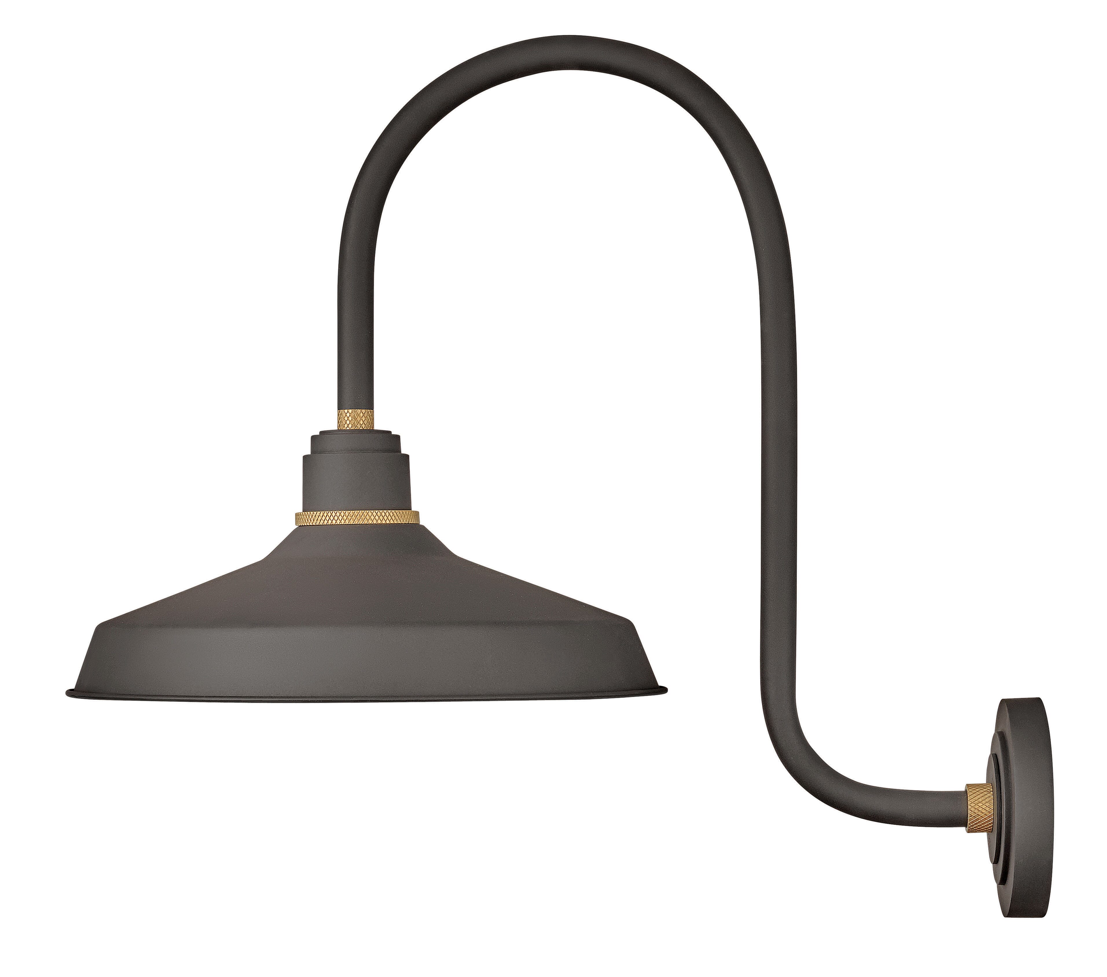 Hinkley Foundry 24" Outdoor Wall Light in Museum Bronze