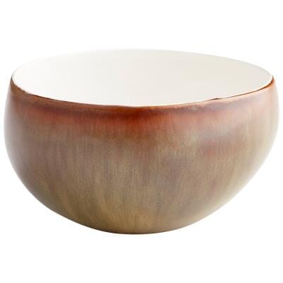 Cyan Design Marbled Dreams Bowl in Olive Glaze