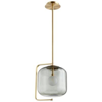 Cyan Design Isotope 12" Pendant Light in Aged Brass