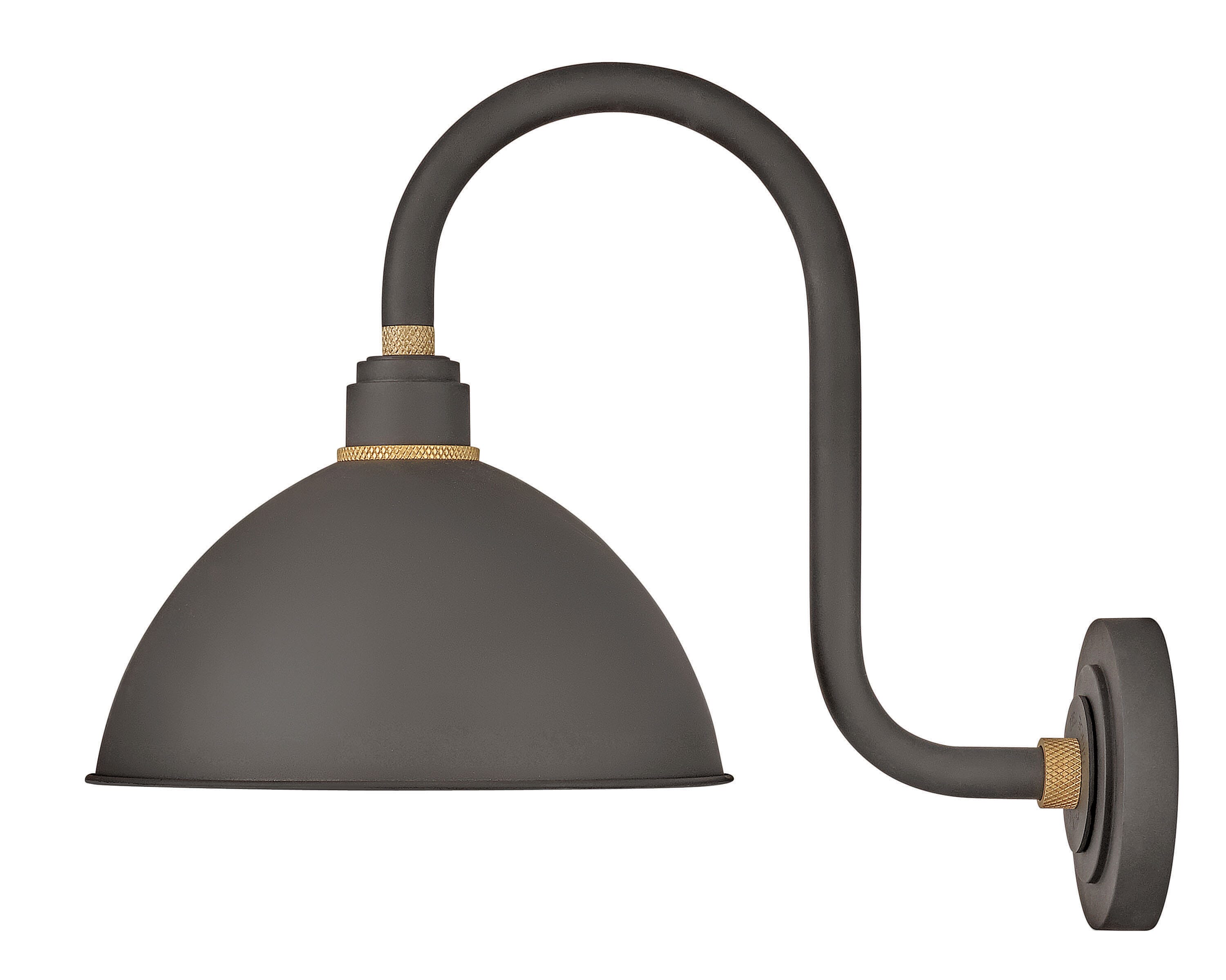 Hinkley Foundry 17" Outdoor Wall Light in Museum Bronze