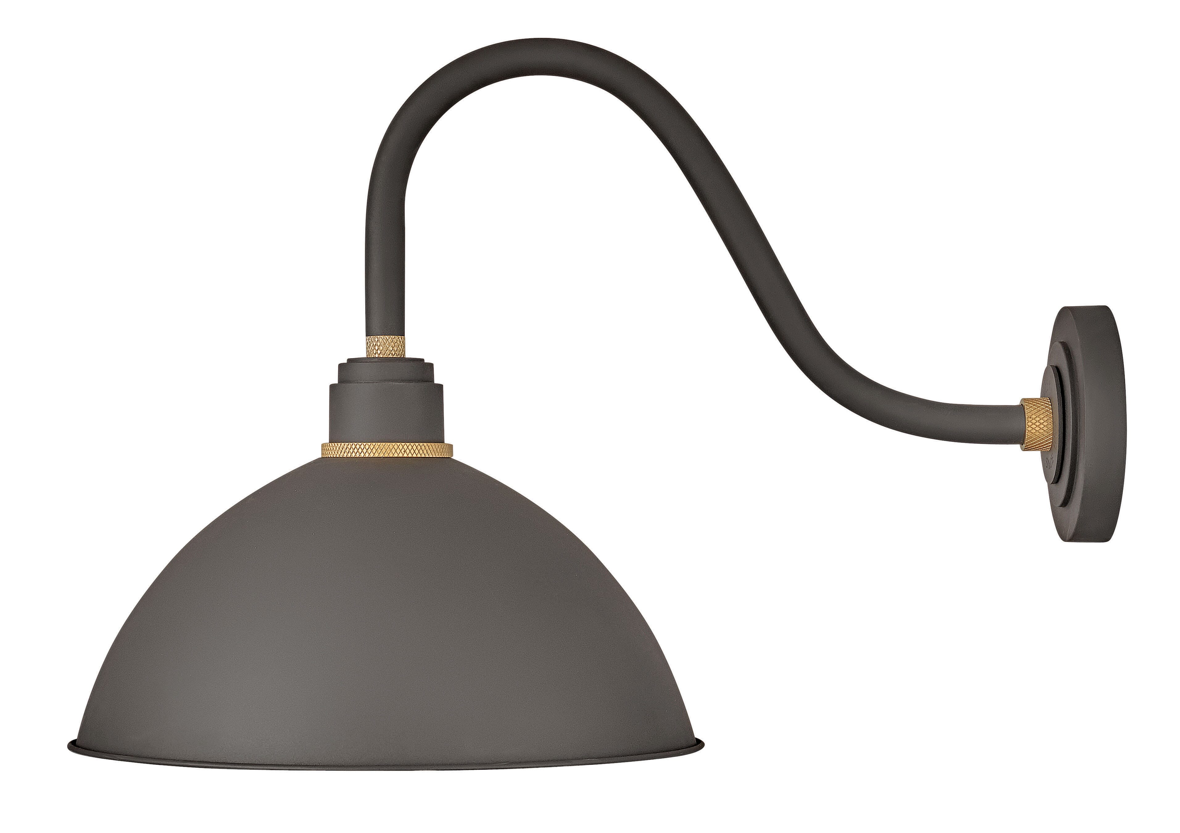 Hinkley Foundry 18" Outdoor Wall Light in Museum Bronze