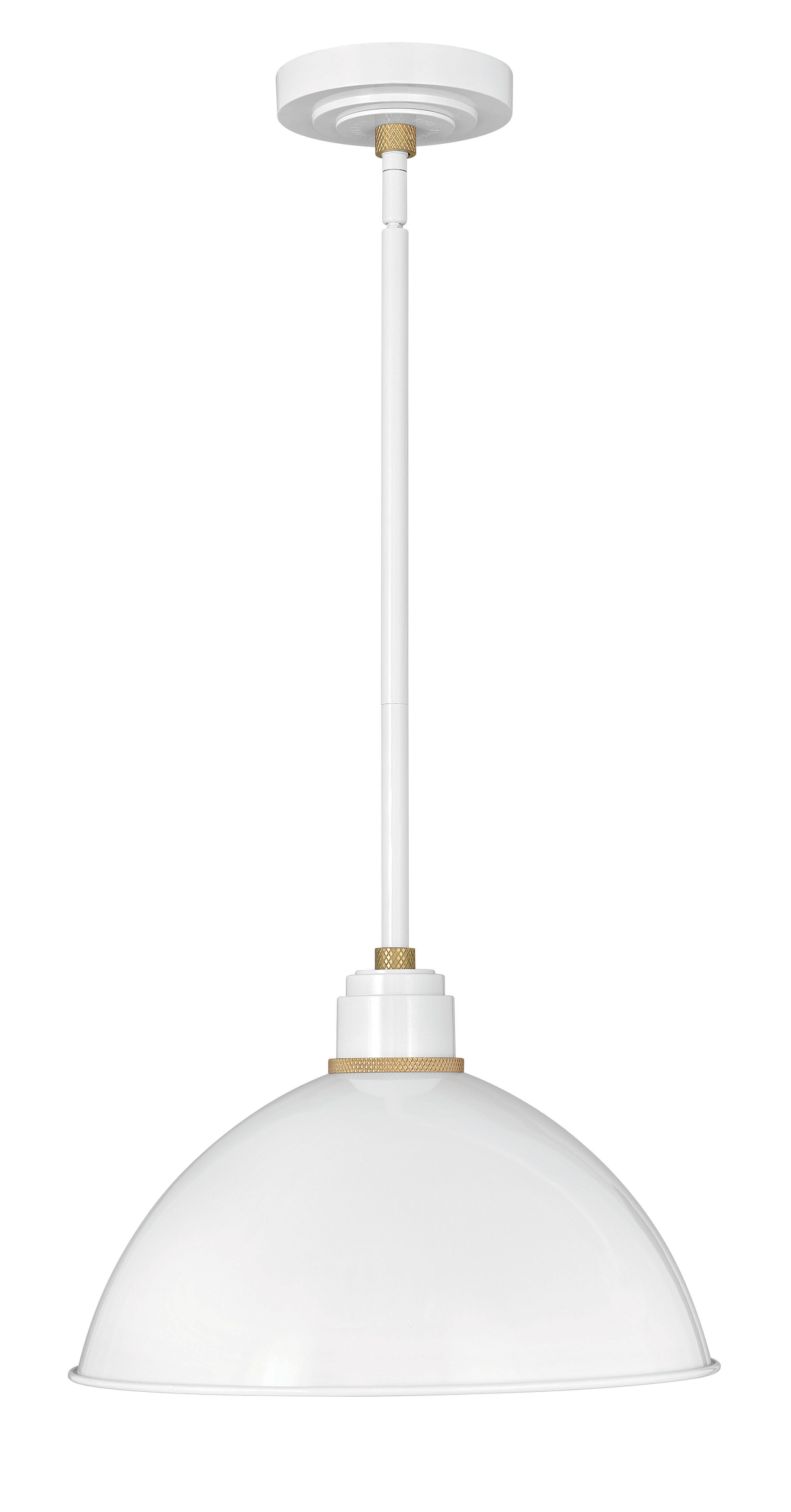 Hinkley Foundry 11" Outdoor Hanging Light in Gloss White