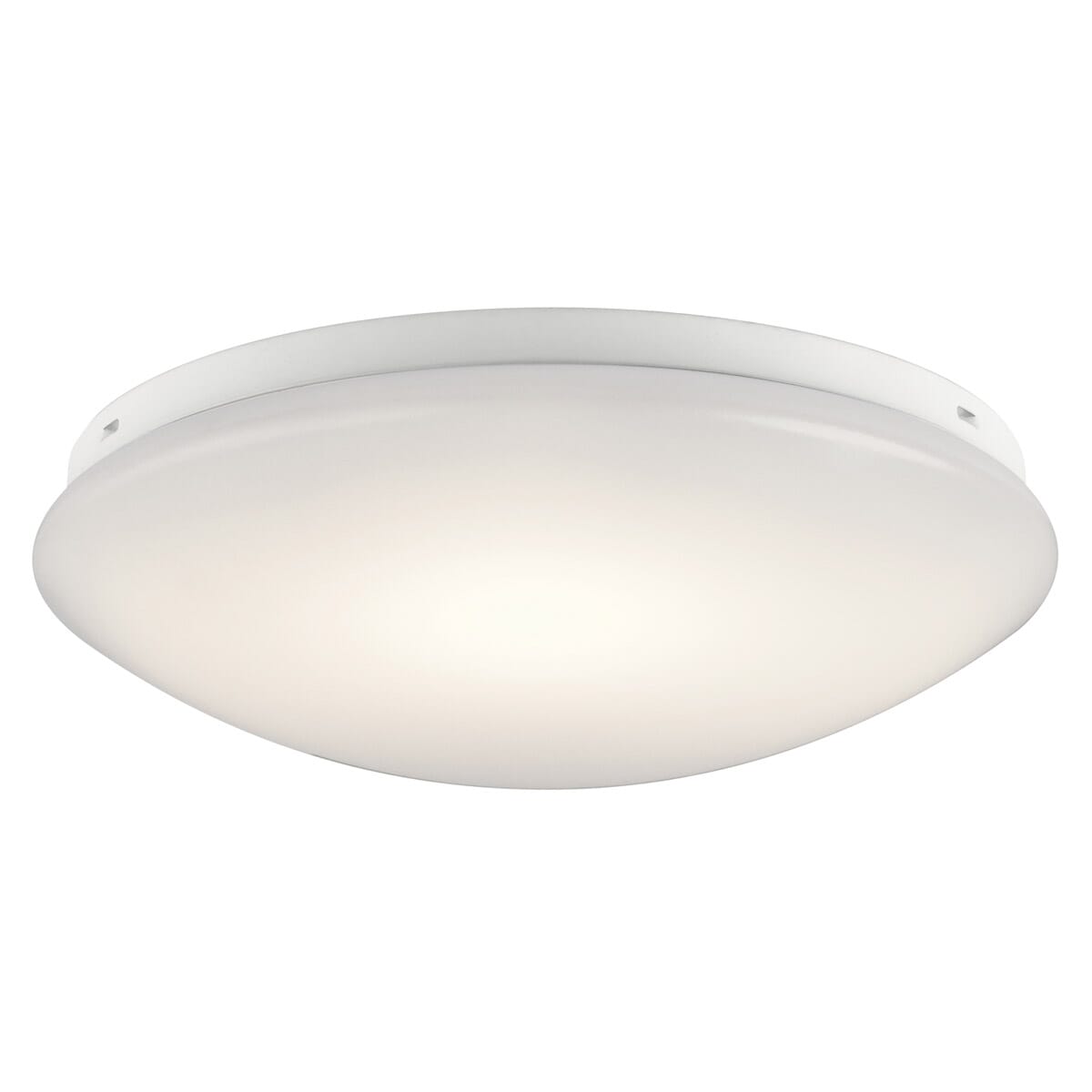 Kichler 14" White Acrylic LED Flush Mount in White