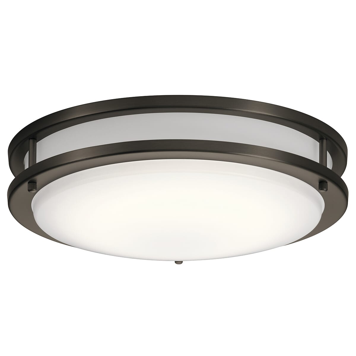 Kichler Avon LED Flush Mount Round Ceiling Light in Olde Bronze