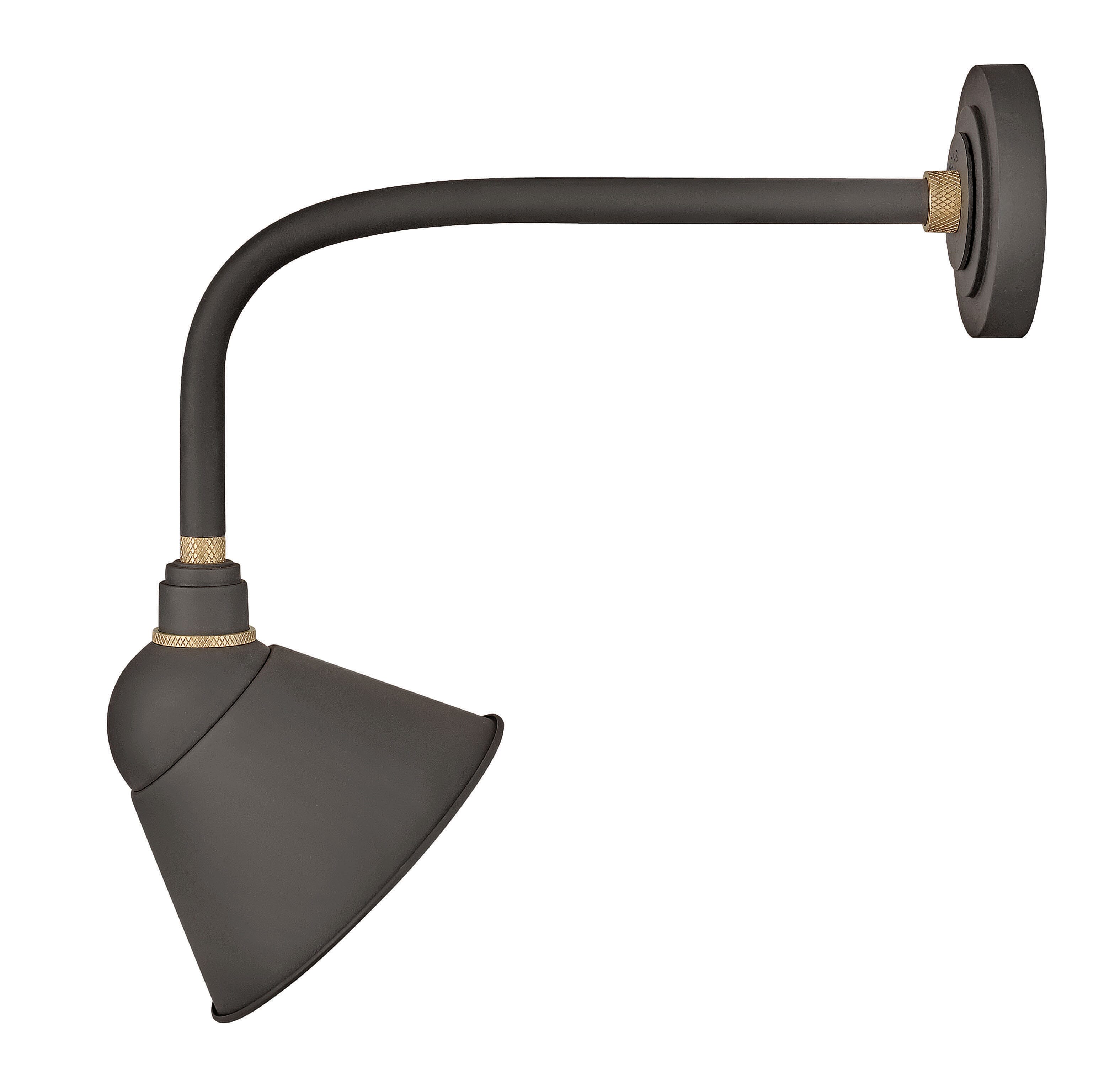 Hinkley Foundry 21" Outdoor Wall Light in Museum Bronze