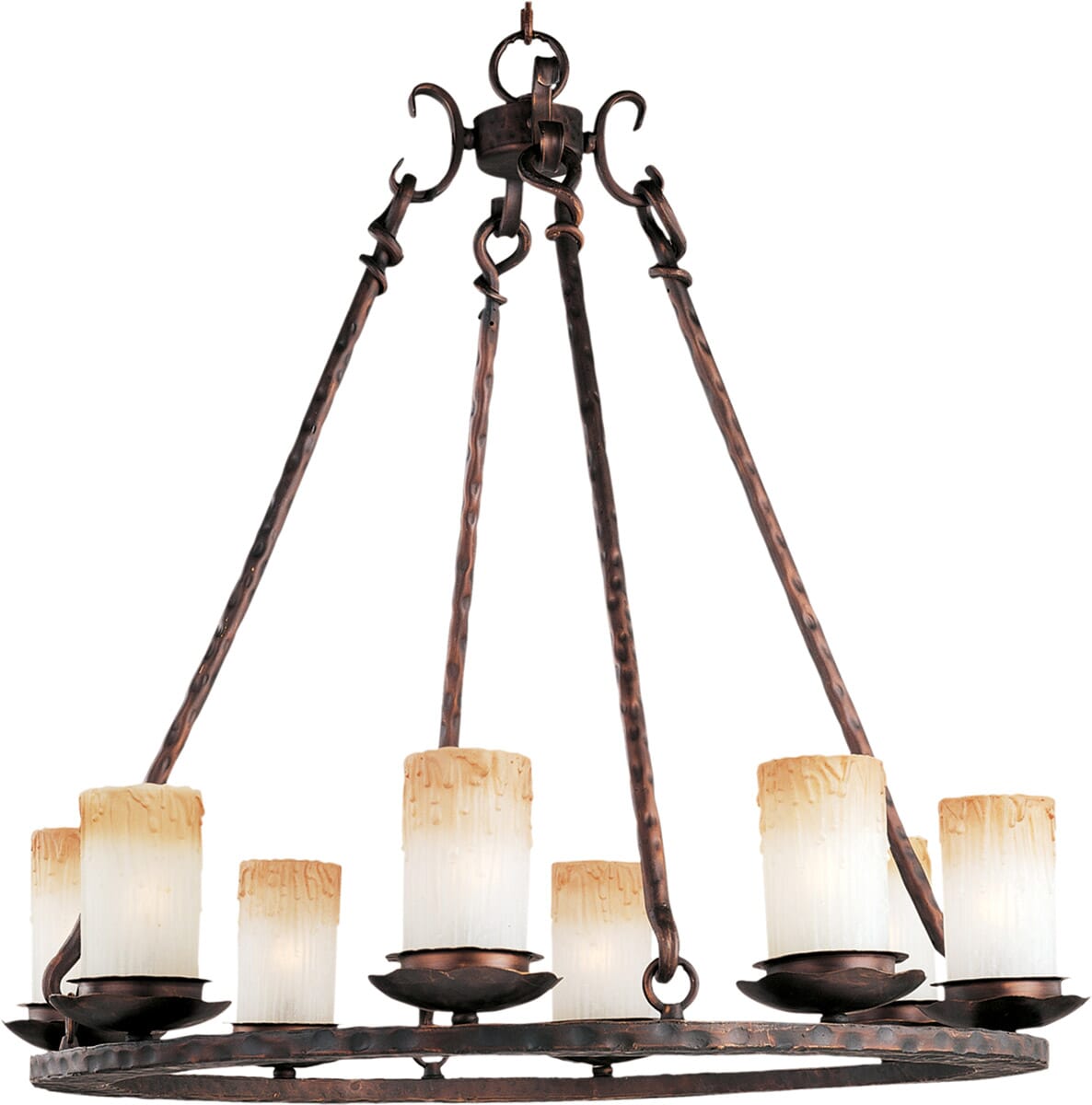 Maxim Lighting Notre Dame 8-Light Chandelier in Bronze