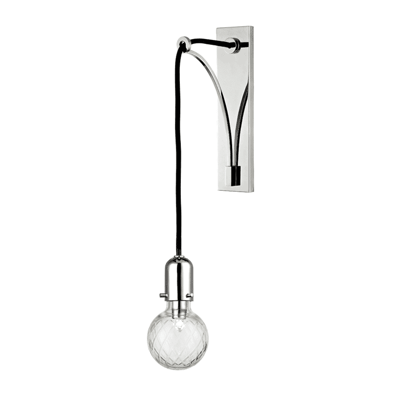 Hudson Valley Marlow 17" Wall Sconce in Polished Nickel