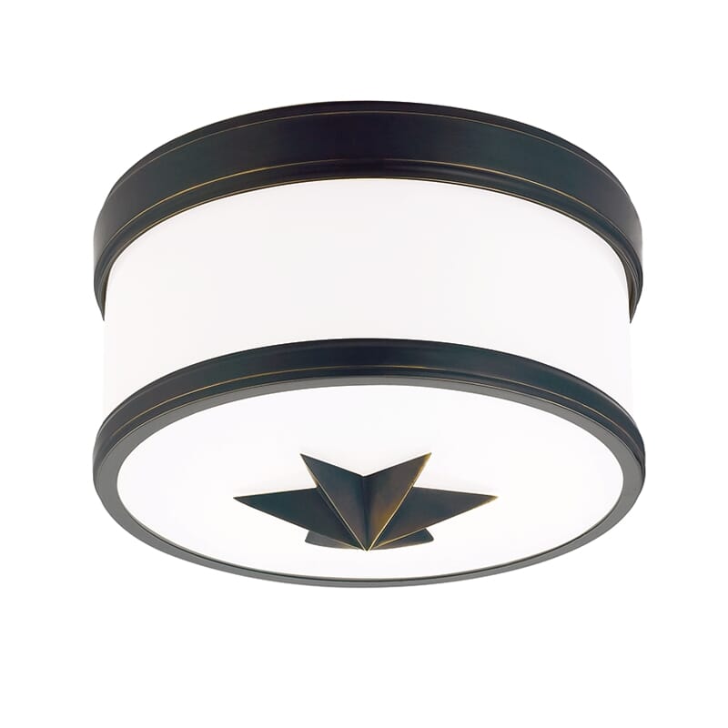 Hudson Valley Seneca Ceiling Light in Old Bronze