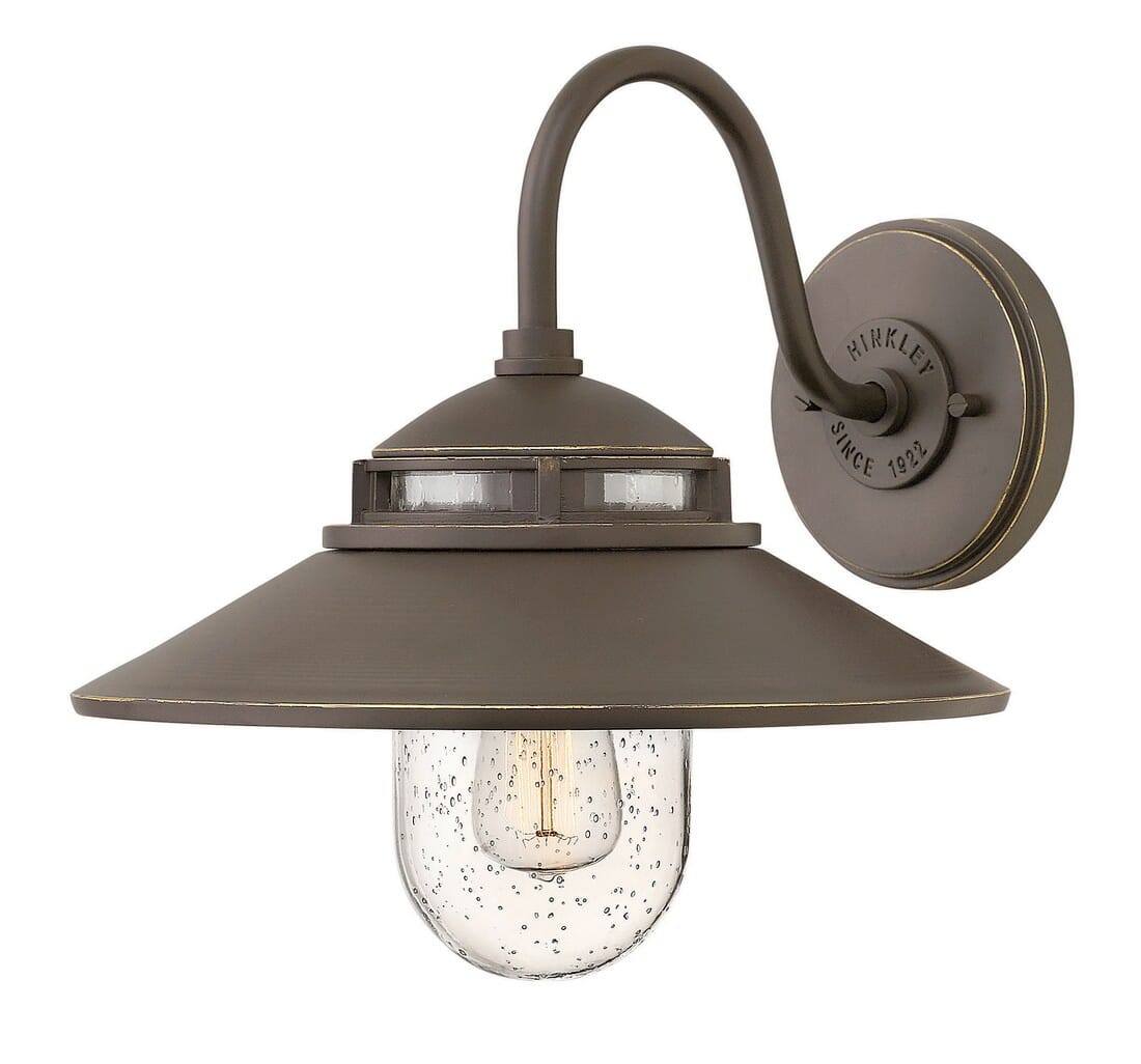 Hinkley Atwell 1-Light Outdoor Small Wall Mount in Oil Rubbed Bronze