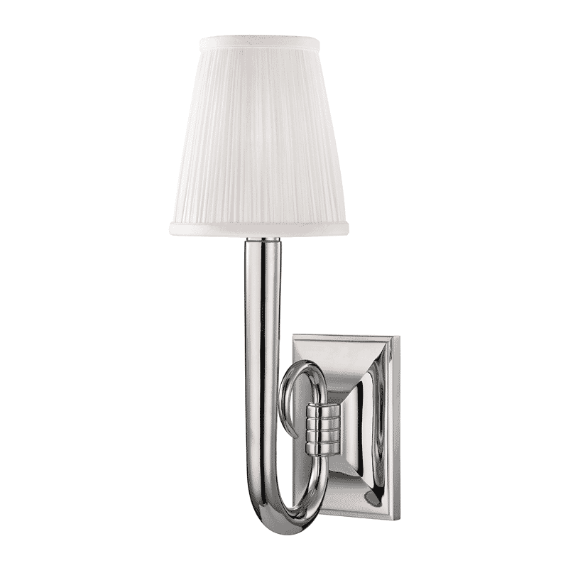 Hudson Valley Douglas 17" Wall Sconce in Polished Nickel