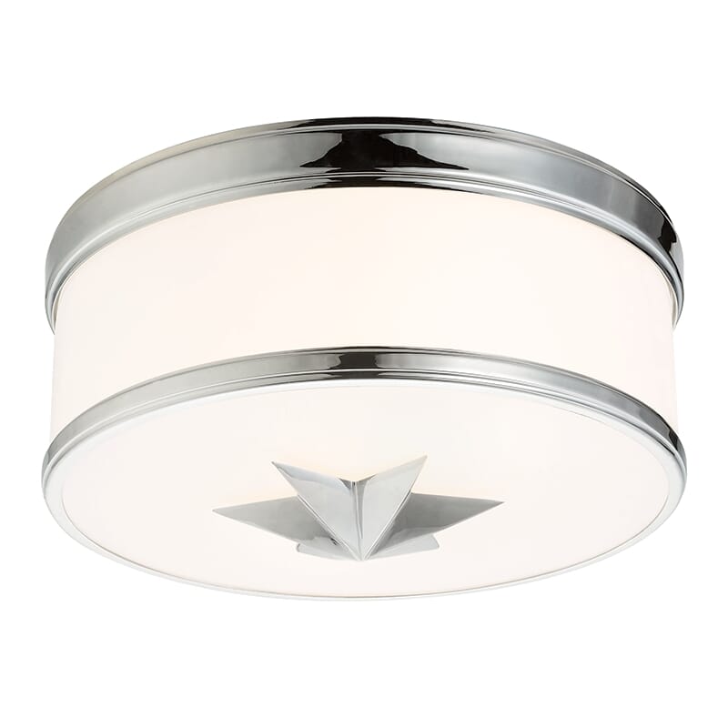 Hudson Valley Seneca 2-Light Ceiling Light in Polished Chrome