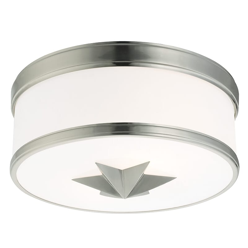 Hudson Valley Seneca 2-Light Ceiling Light in Satin Nickel