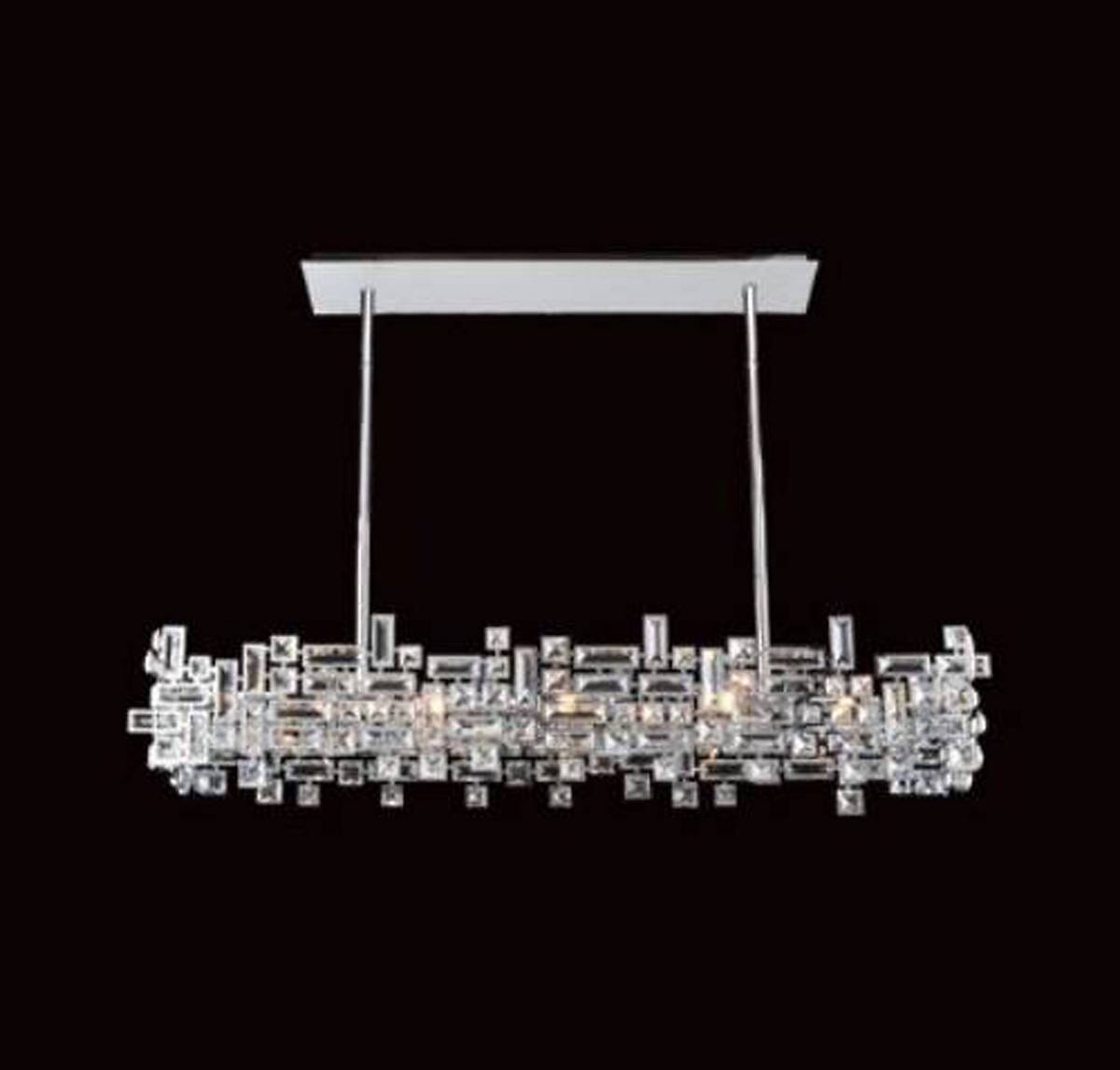 Allegri Vermeer 8-Light 14" Pendant Light in Chrome