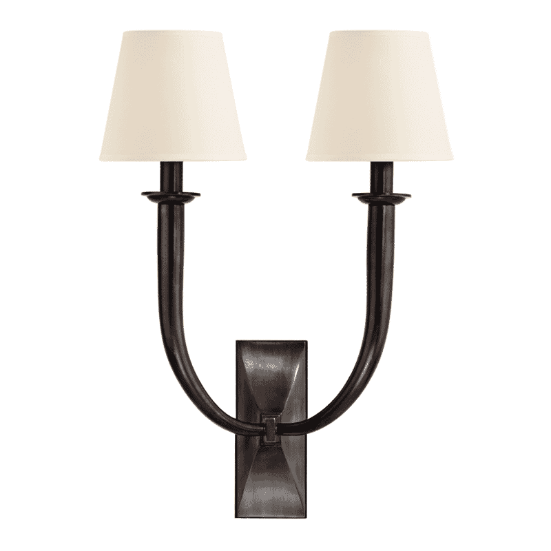 Hudson Valley Vienna 2-Light 21" Wall Sconce in Old Bronze