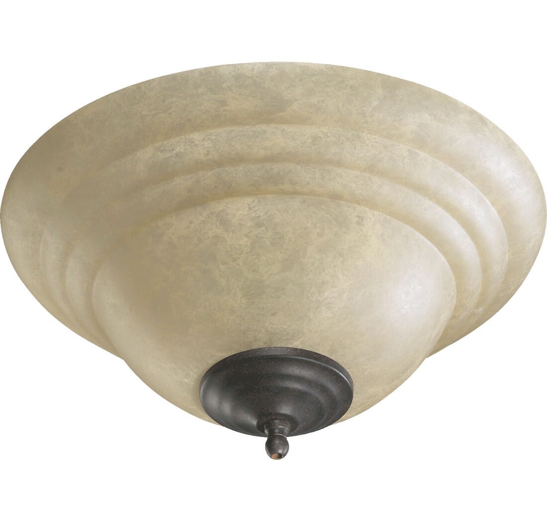 Quorum Â 2-Light 13" Ceiling Fan Light Kit in Toasted Sienna or Old World