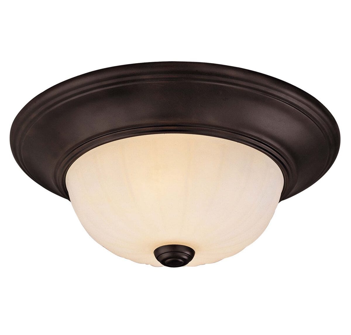 Savoy House 11" 2-Light Flush Mount in English Bronze