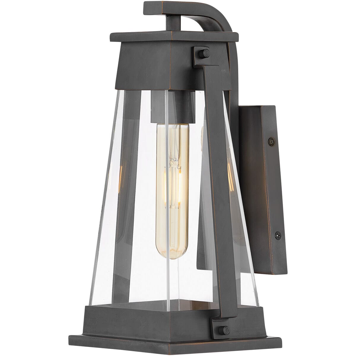 Hinkley Arcadia 1-Light Outdoor Small Wall Mount in Aged Copper Bronze