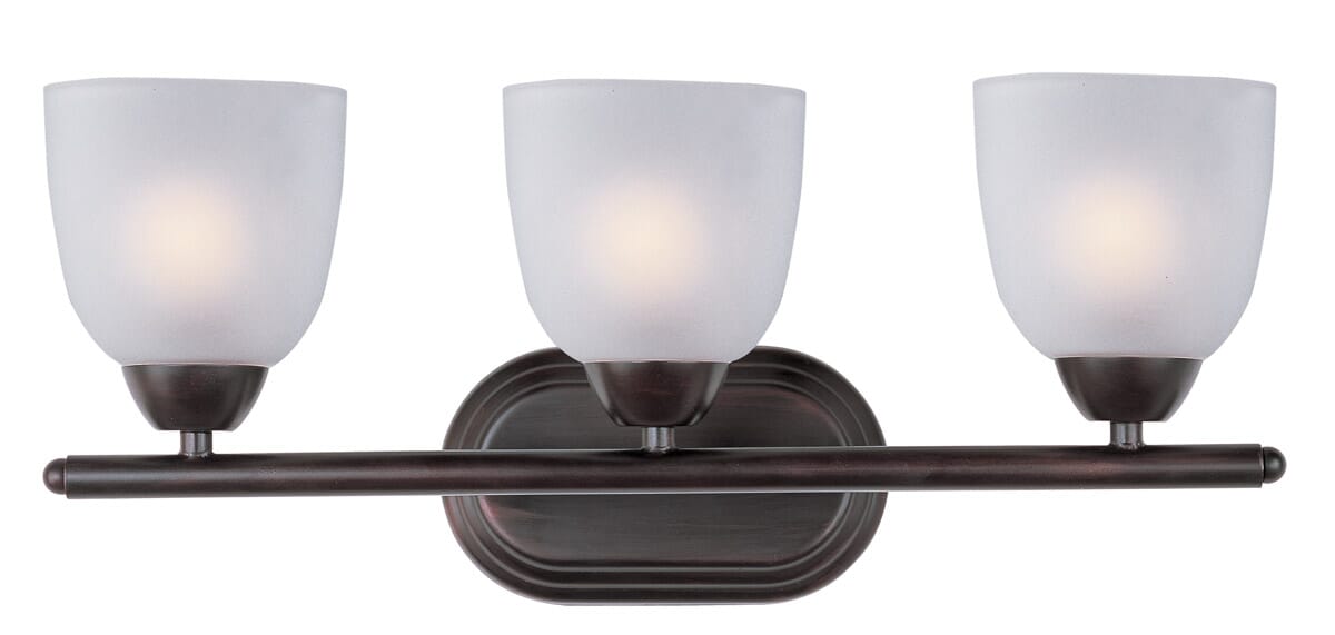 Maxim Lighting Axis 3-Light Bathroom Vanity Light - Oil Rubbed Bronze