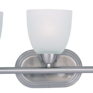 Maxim Lighting Axis 3-Light Bathroom Vanity Light in Satin Nickel Finish