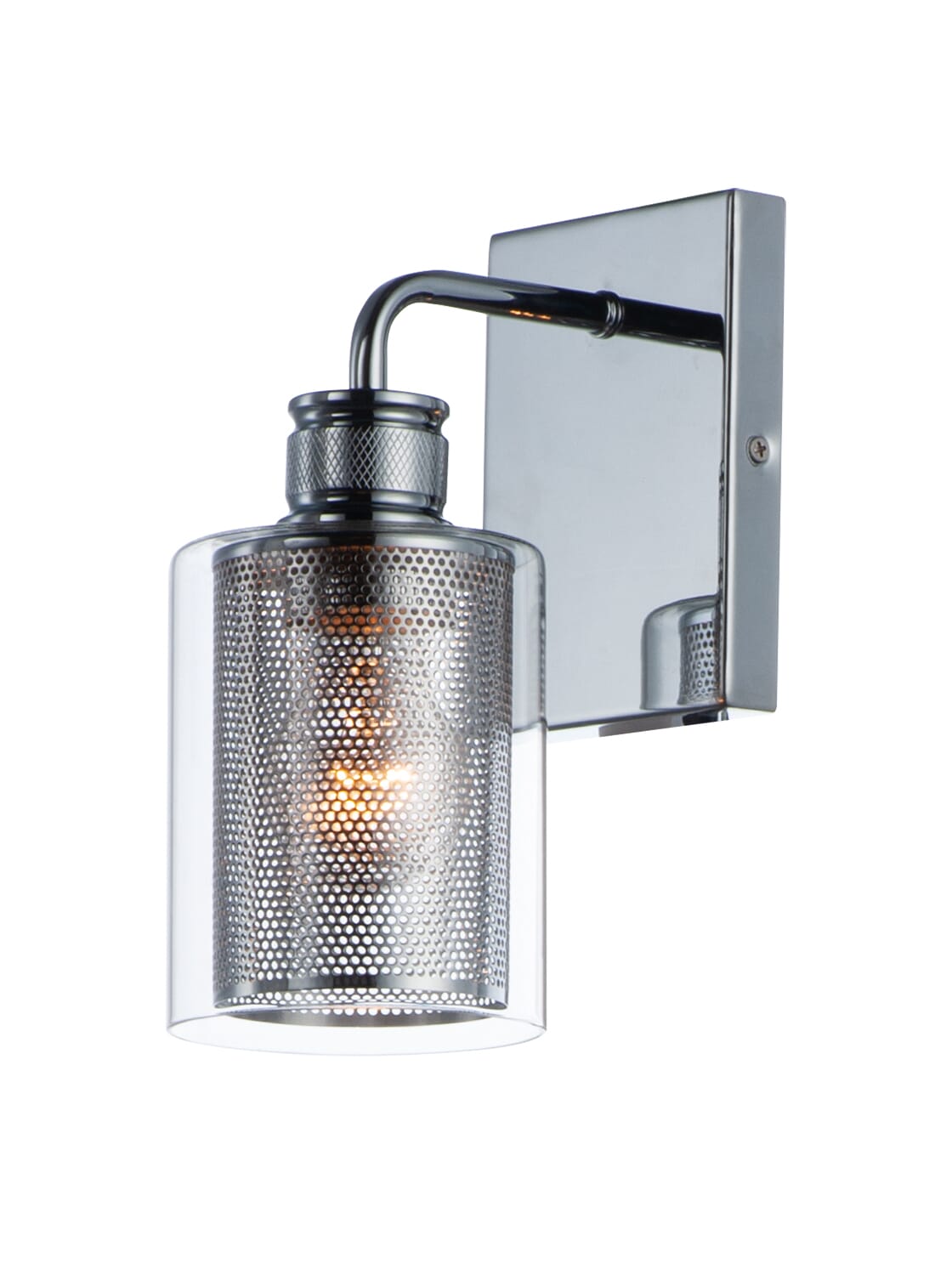 Maxim Filigree 10" Wall Sconce in Polished Chrome