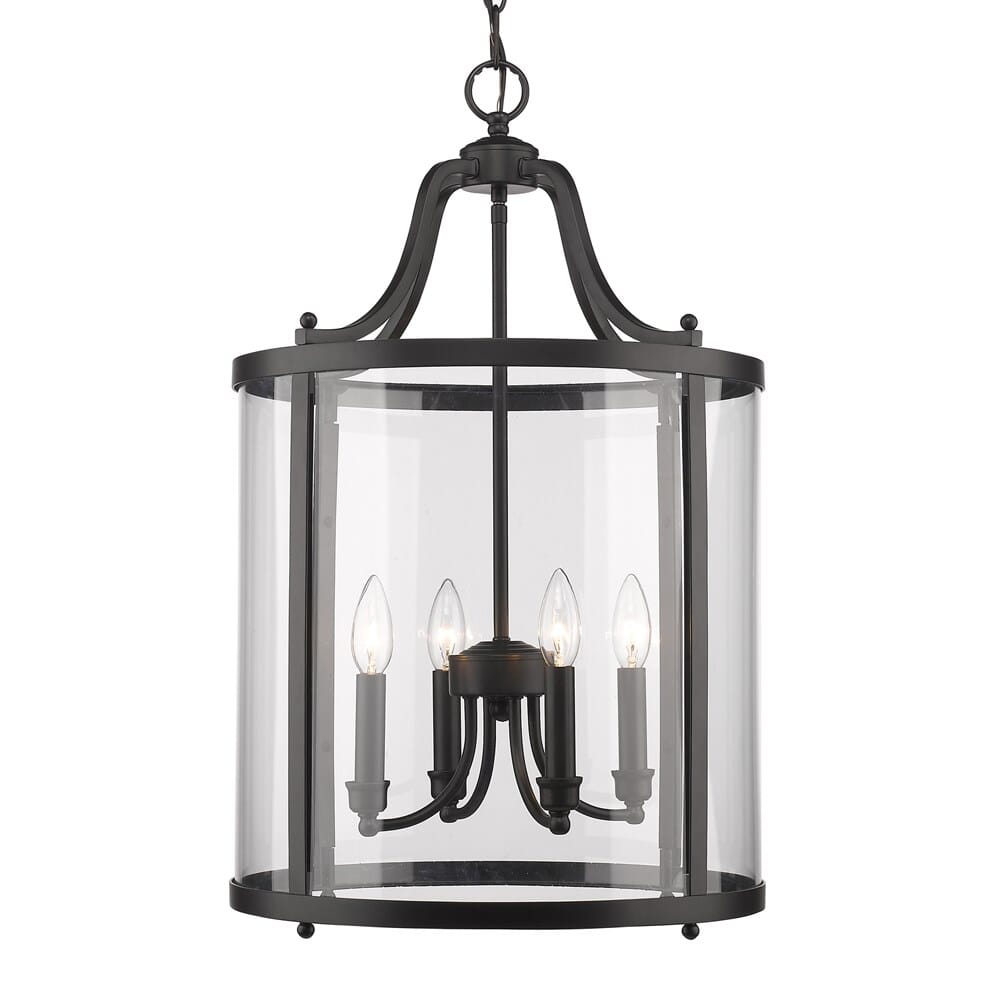 Golden Payton 4-Light 26" Pendant Light in Black