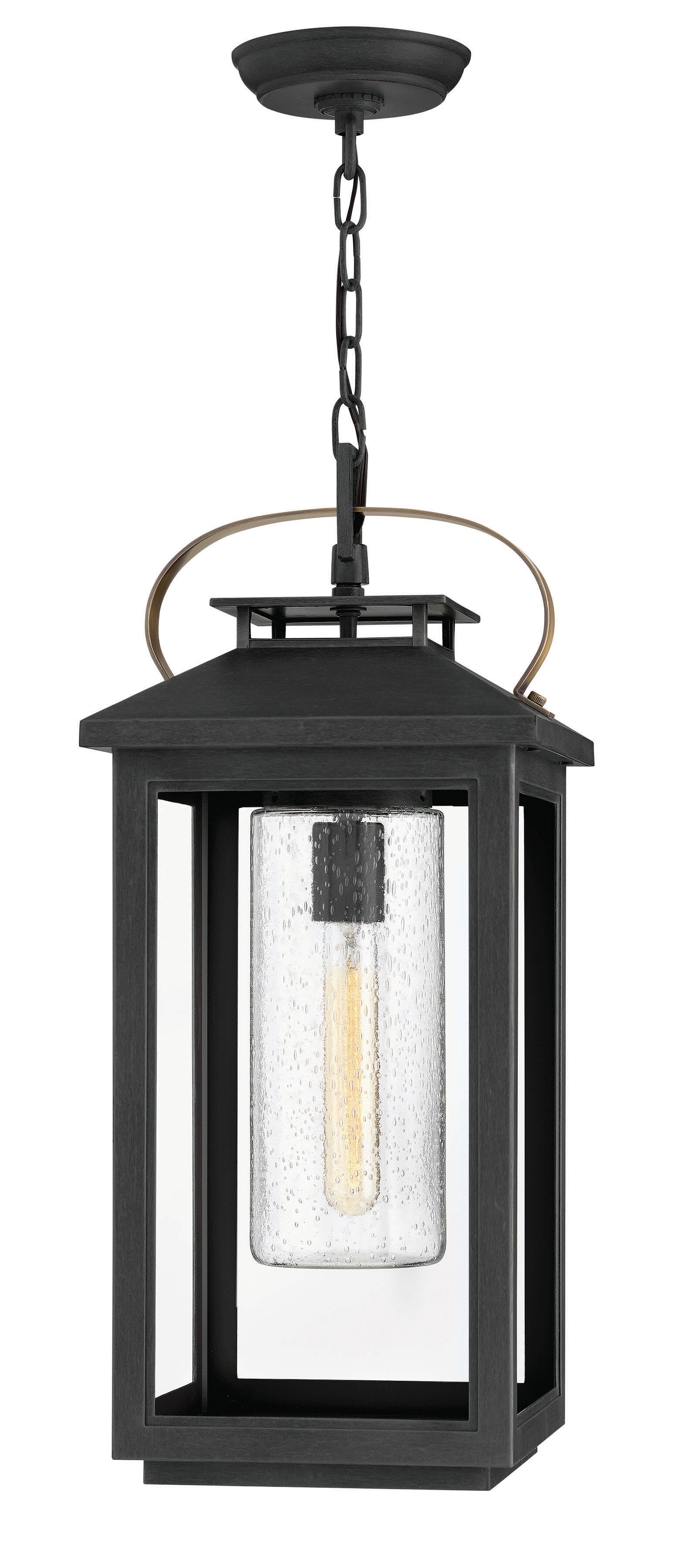 Hinkley Atwater 1-Light Outdoor Hanging Light in Black