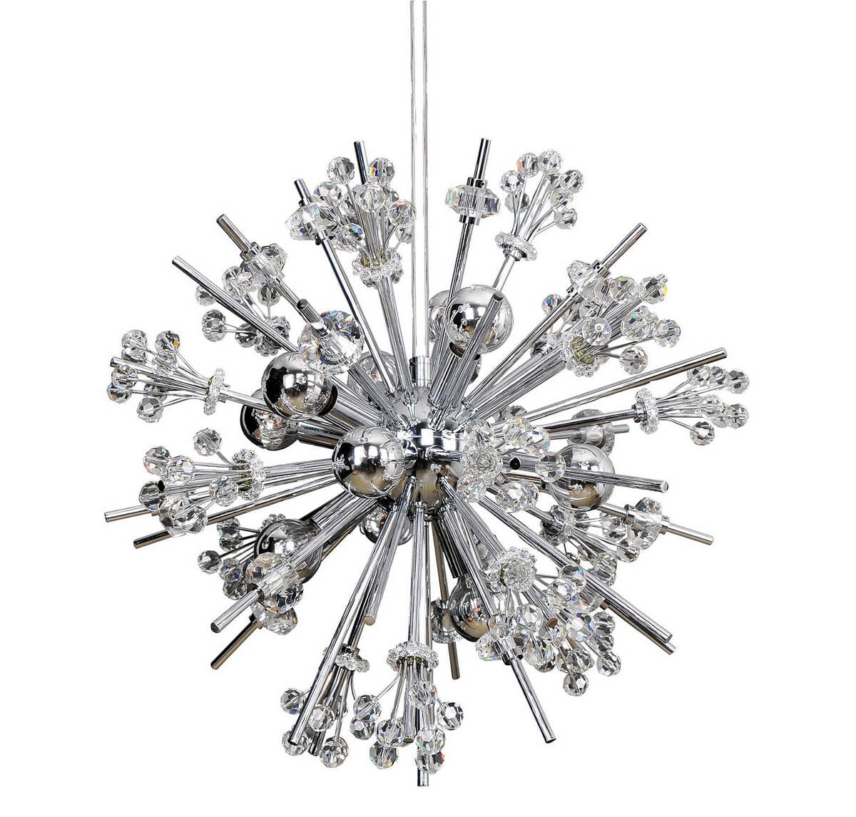 Allegri Constellation 10-Light Pendant Light in Chrome