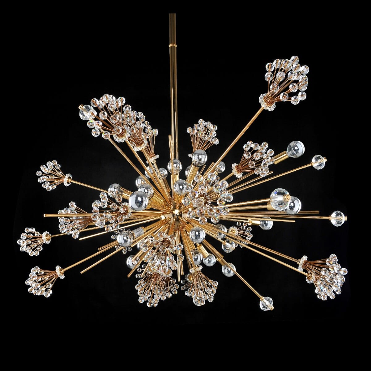 Allegri Constellation 30-Light Pendant Light in 18K Gold