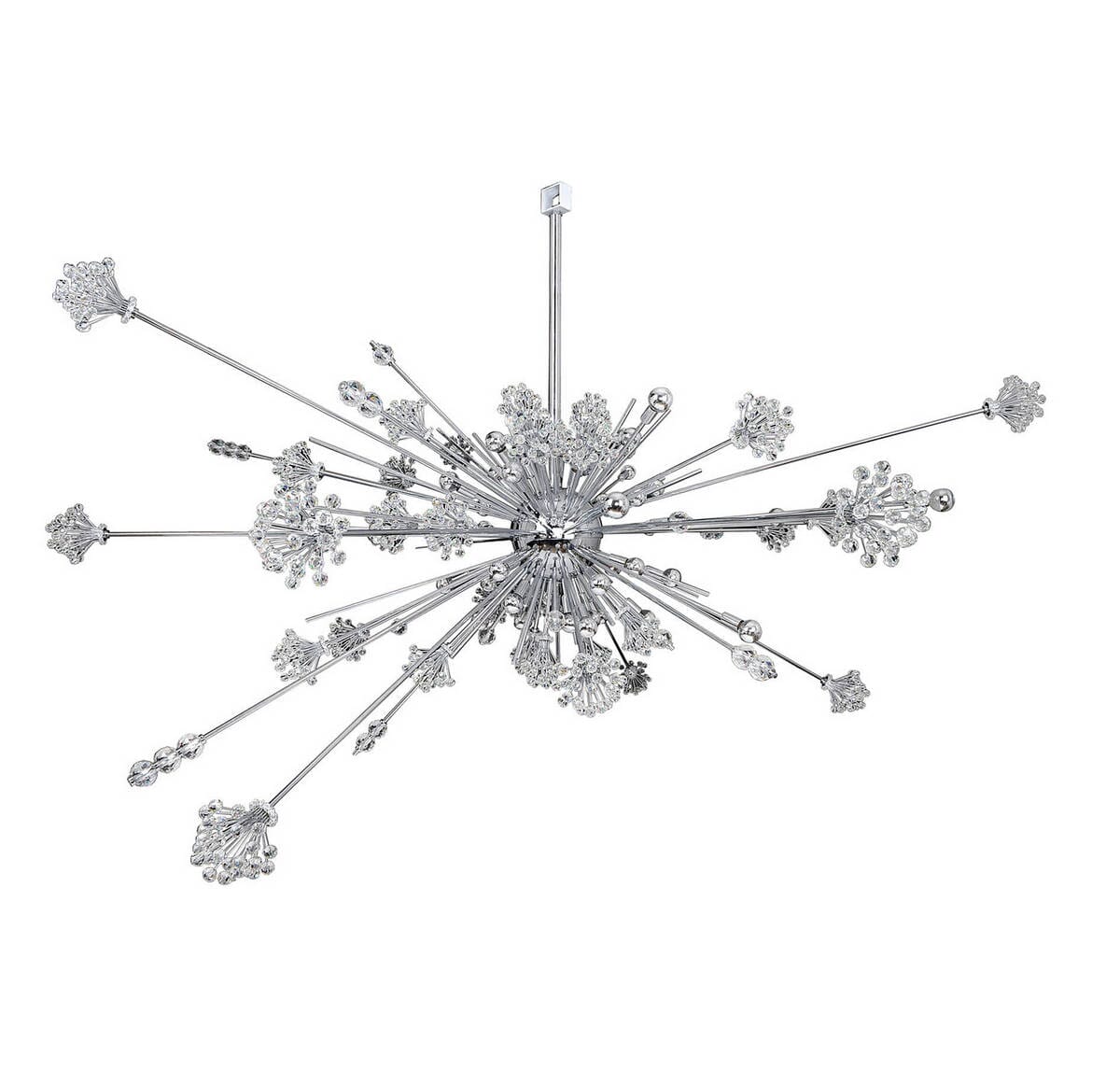 Allegri Constellation 46-Light Pendant Light in Chrome