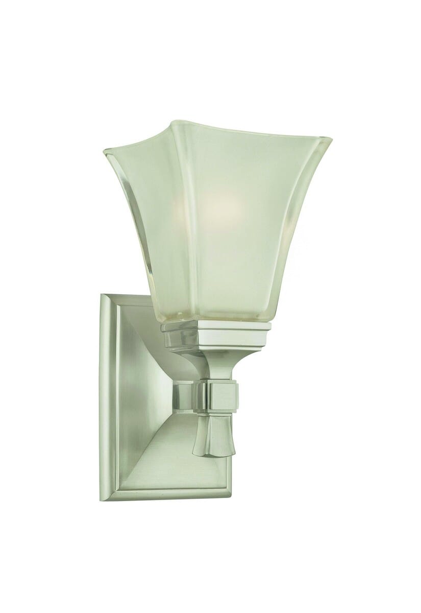 Hudson Valley Kirkland 6" Bathroom Vanity Light in Satin Nickel