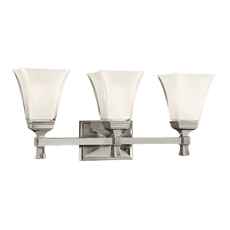 Hudson Valley Kirkland 3-Light 23" Bathroom Vanity Light in Satin Nickel