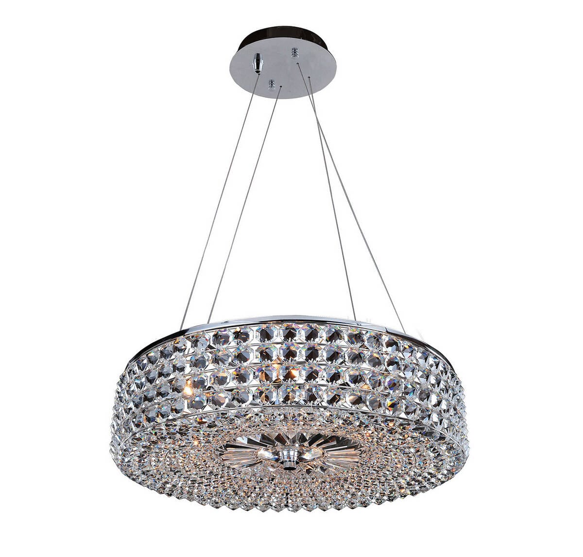 Allegri Arche 6-Light Pendant Light in Chrome