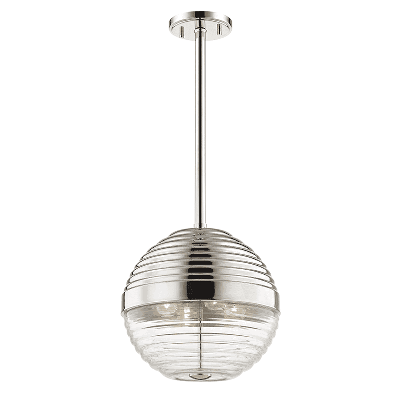 Hudson Valley Easton 4-Light 14" Pendant Light in Polished Nickel