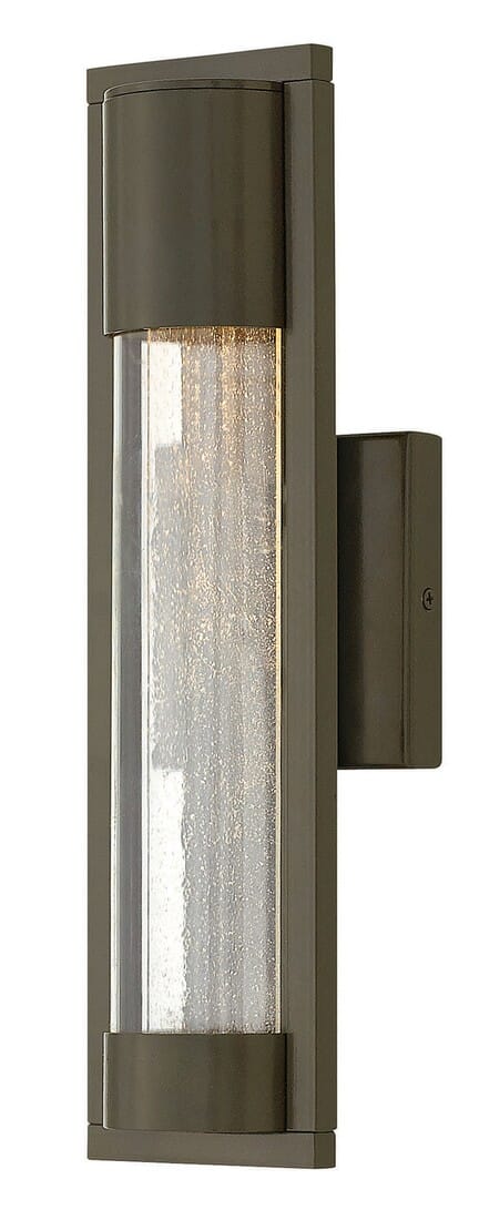 Hinkley Mist 1-Light Outdoor Small Wall Mount in Bronze