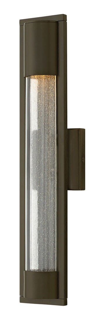 Hinkley Mist 1-Light Outdoor Medium Wall Mount in Bronze