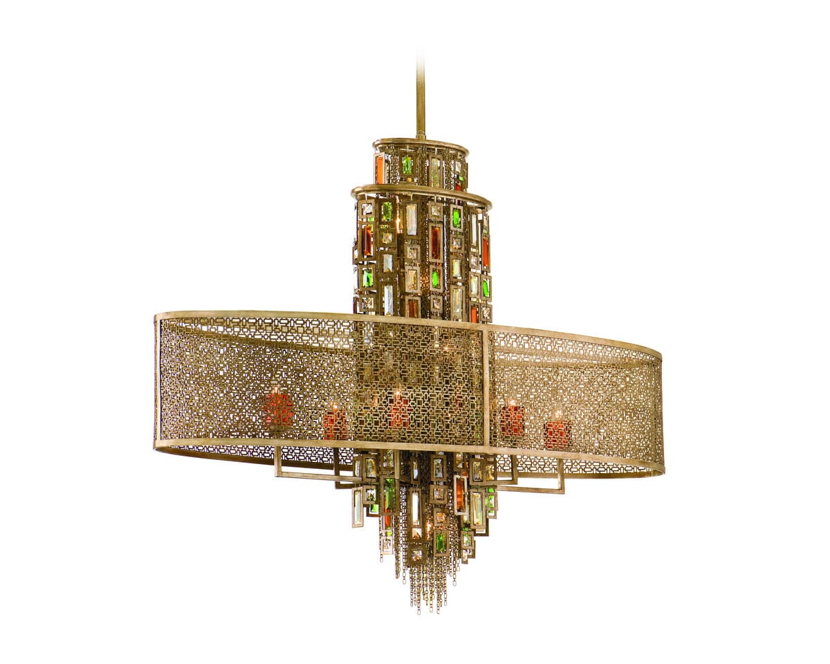 Corbett Lighting Riviera Collage of Hues 11-Lt Island