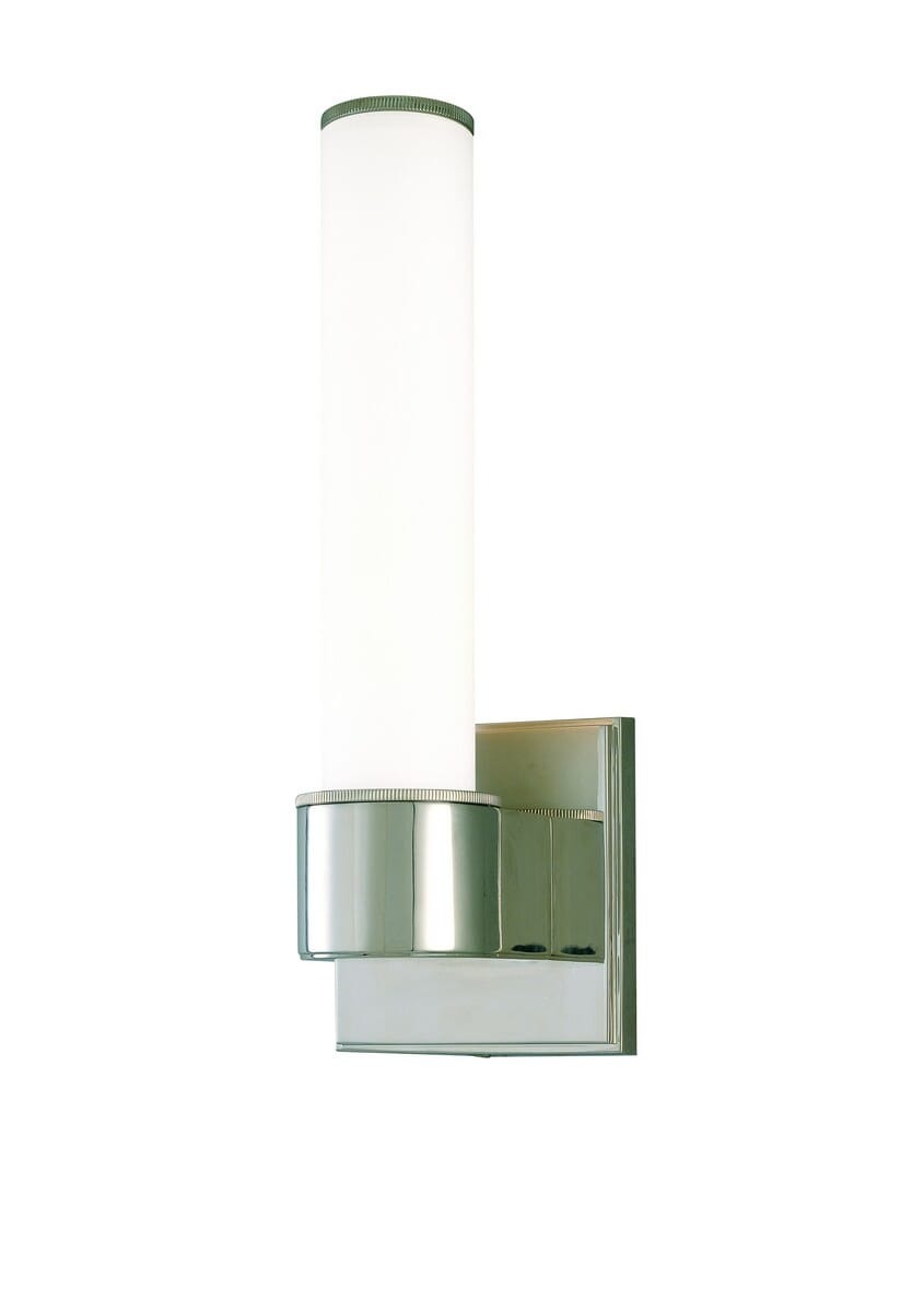 Hudson Valley Mill Valley 5" Bathroom Vanity Light in Polished Nickel