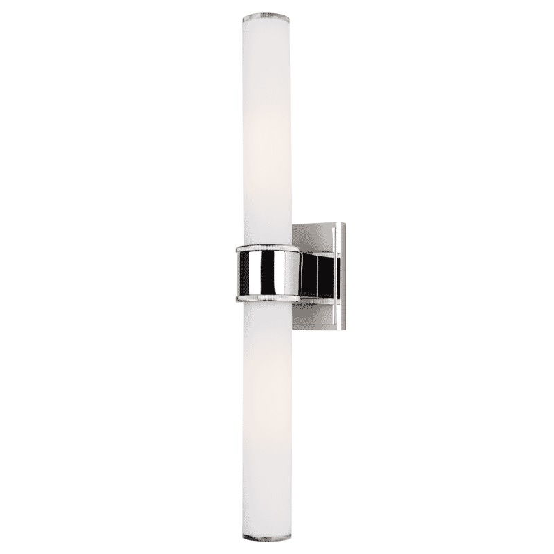 Hudson Valley Mill Valley 2-Light 5" Bathroom Vanity Light in Polished Nickel