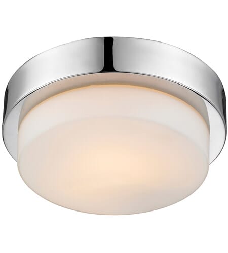 Golden 9" Ceiling Light in Chrome