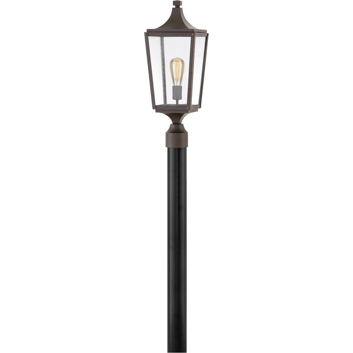 Hinkley Jaymes 1-Light Outdoor Post Top Pier Mount in Oil Rubbed Bronze