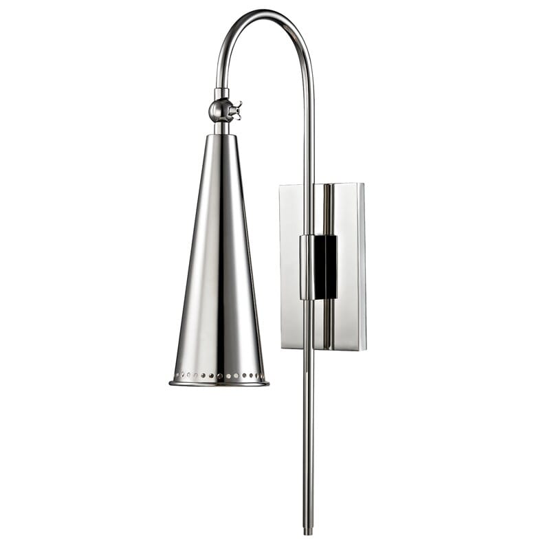 Hudson Valley Alva 21" Wall Sconce in Polished Nickel