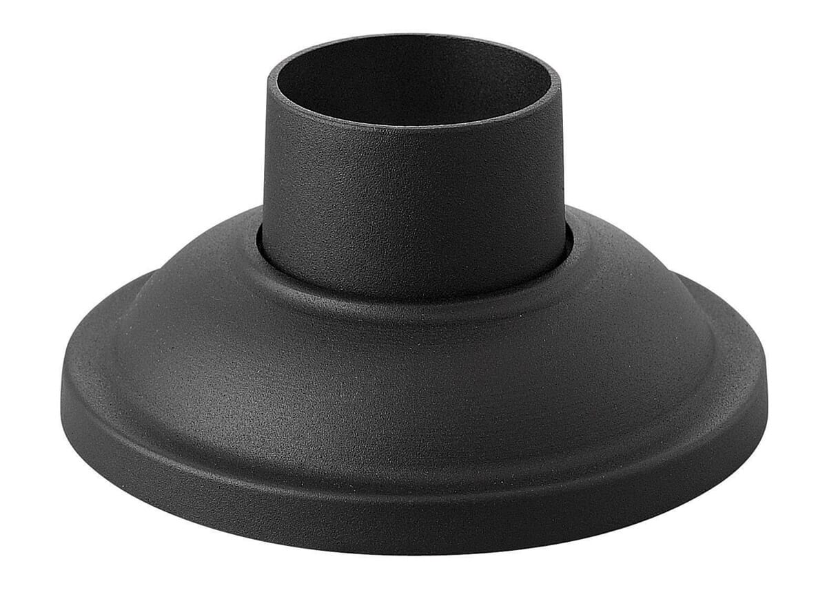 Hinkley Outdoor Pier Mount Base in Black