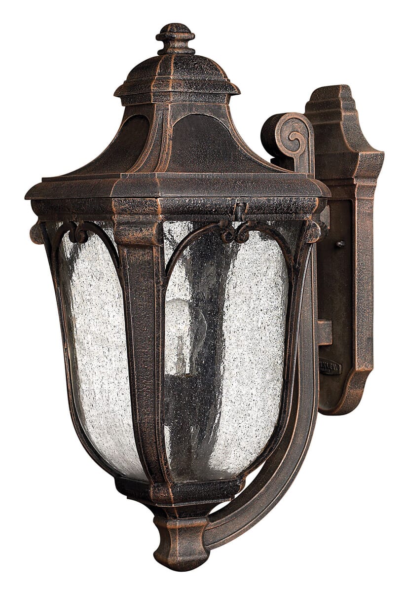 Hinkley Trafalgar 1-Light Outdoor Medium Wall Mount in Mocha