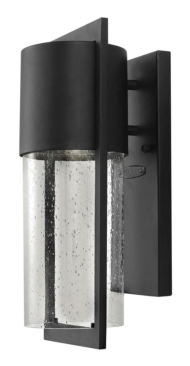 Hinkley Shelter LED Outdoor Medium Wall Sconce in Black